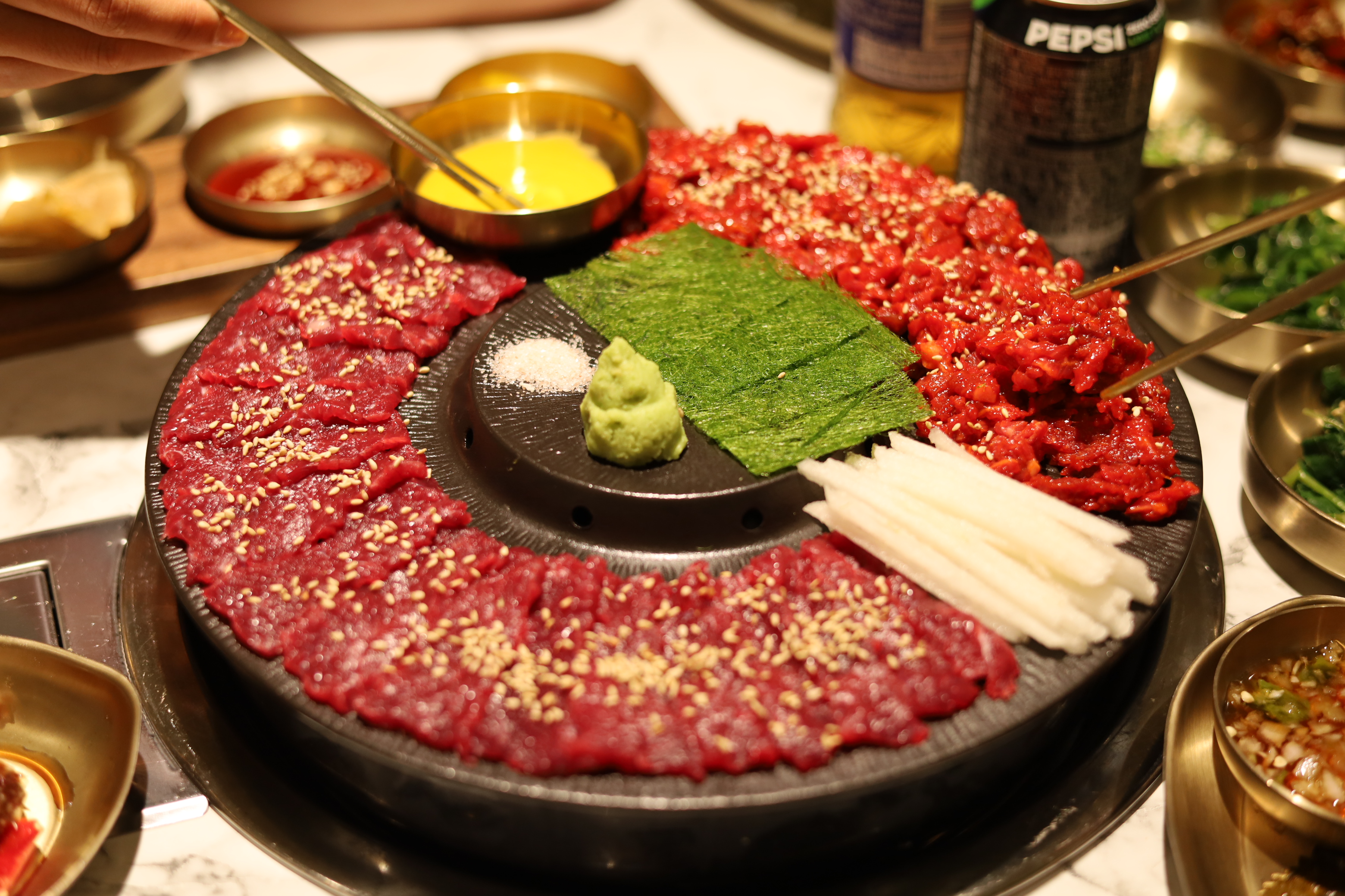 운암회관_뭉티기세트