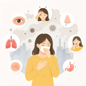 미세먼지 심한 날 몸 변화 상태3