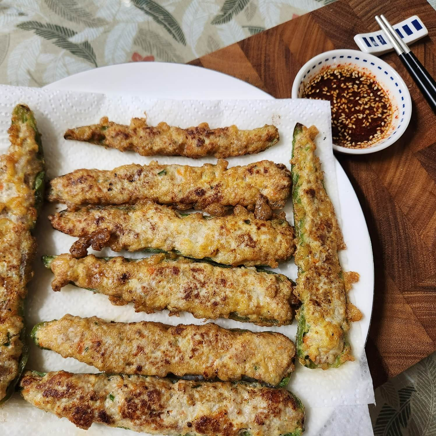 고추전만들기 고추튀김 만드는 법