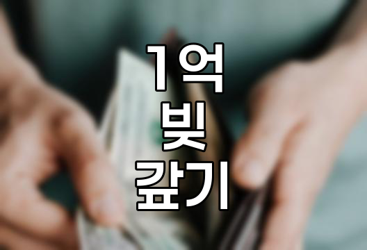 1억 빚 갚기, 효과적인 부채 정리 전략