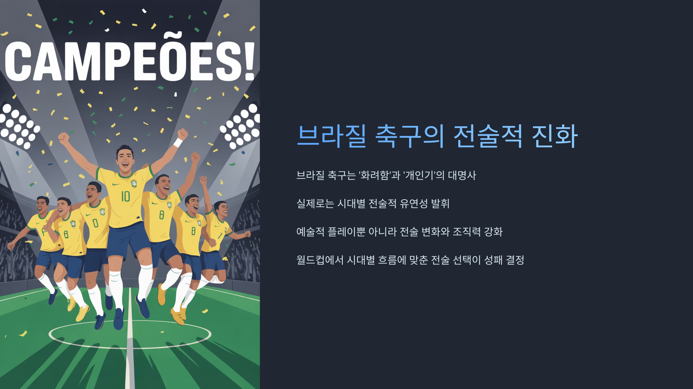 브라질 대표팀 지도자의 전술
