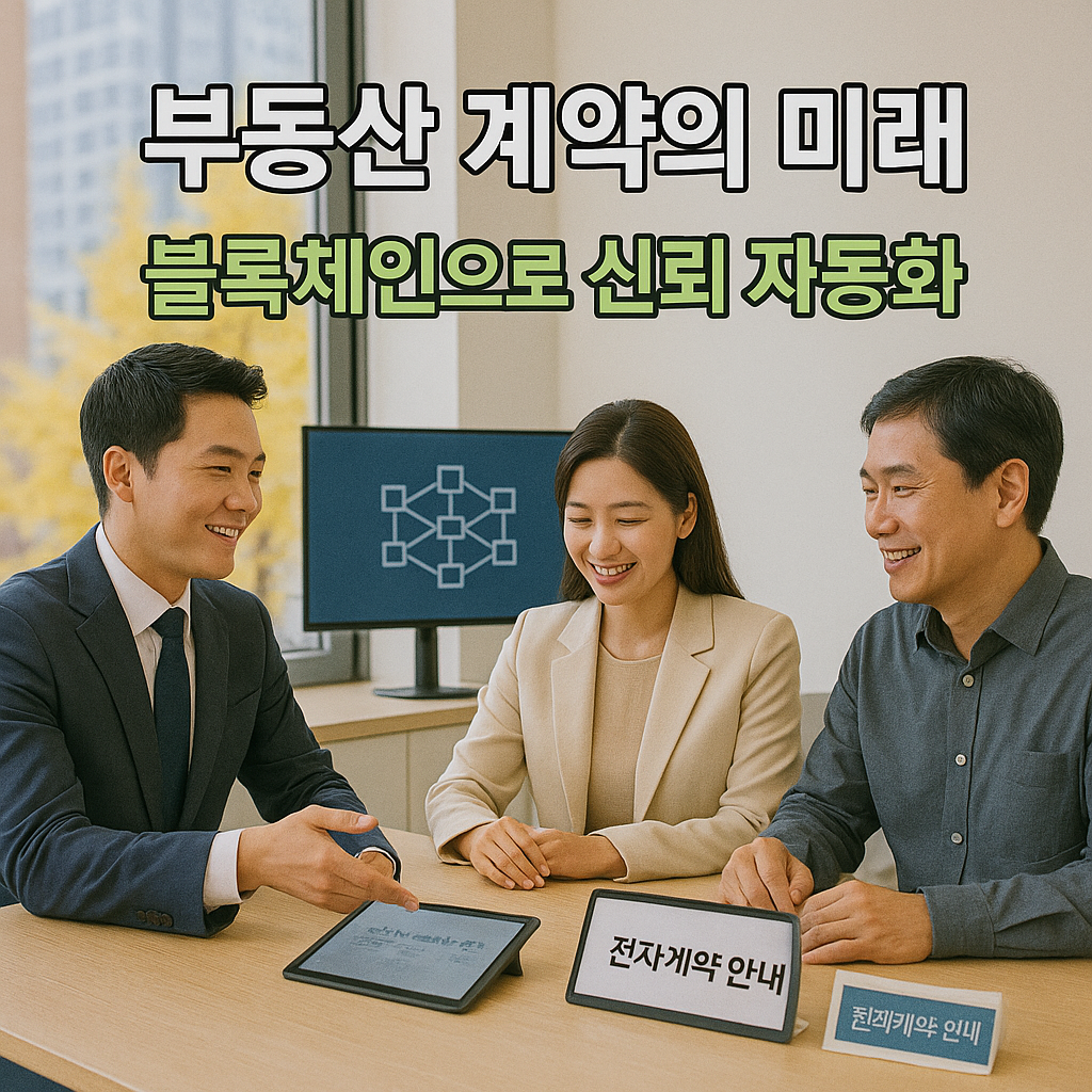 블록체인 기반 부동산 전자계약 상담