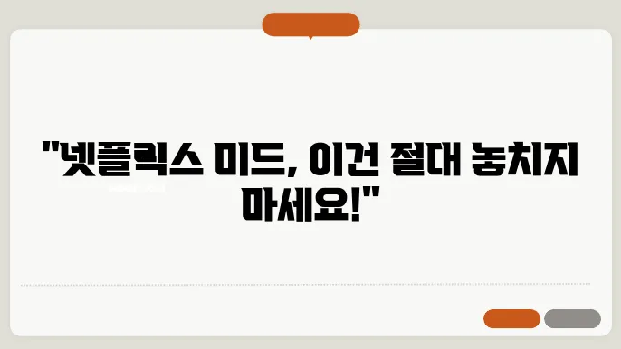 넷플릭스 미드 미지