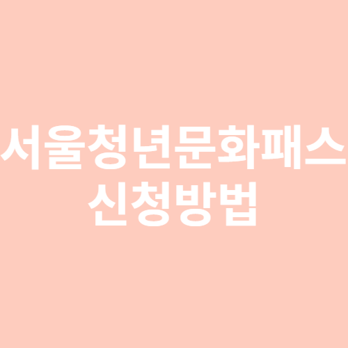 서울청년문화패스