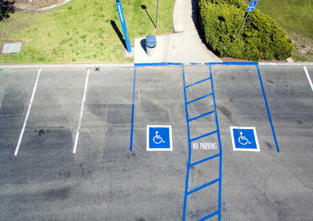 Accessible parking.