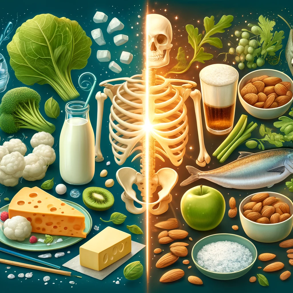뼈에 좋은 음식과 나쁜 음식