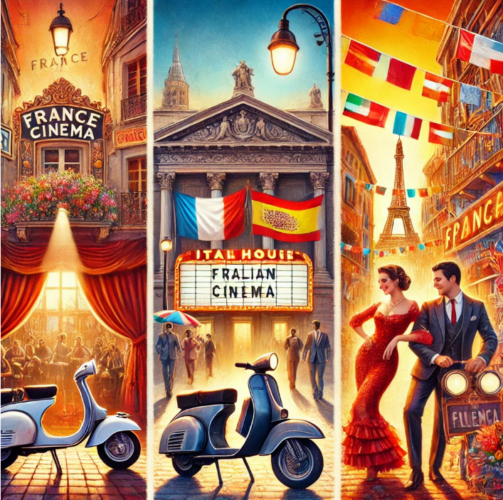 프랑스, 이탈리아, 스페인 영화 산업