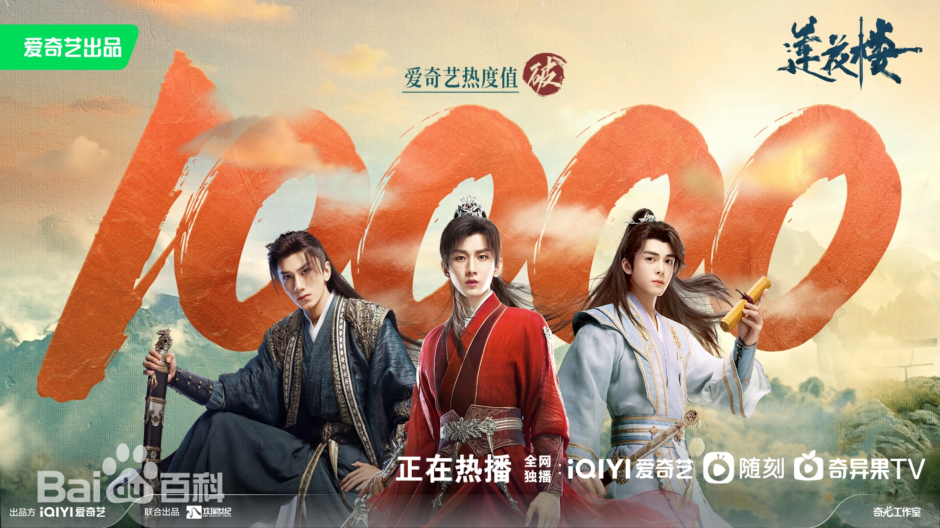 고대의상을 입은 성의, 증순희, 초순요 모습, 연화루 포스터