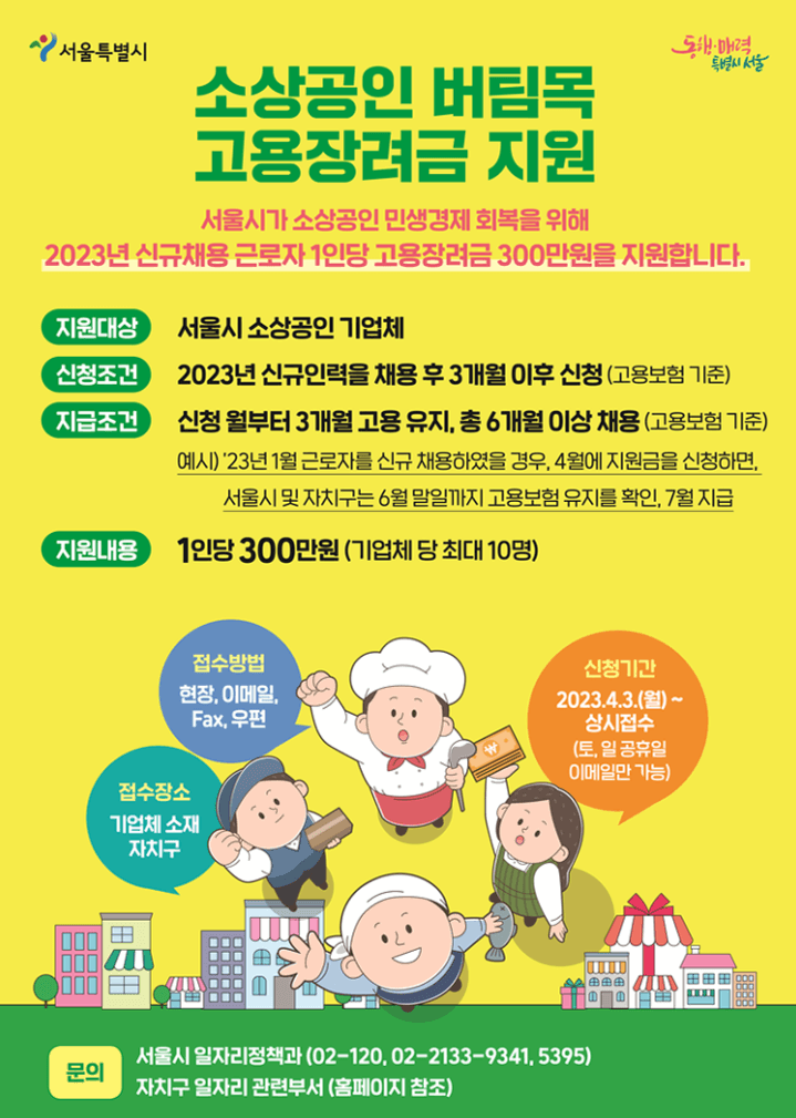 소상공인버팀목고용장려금