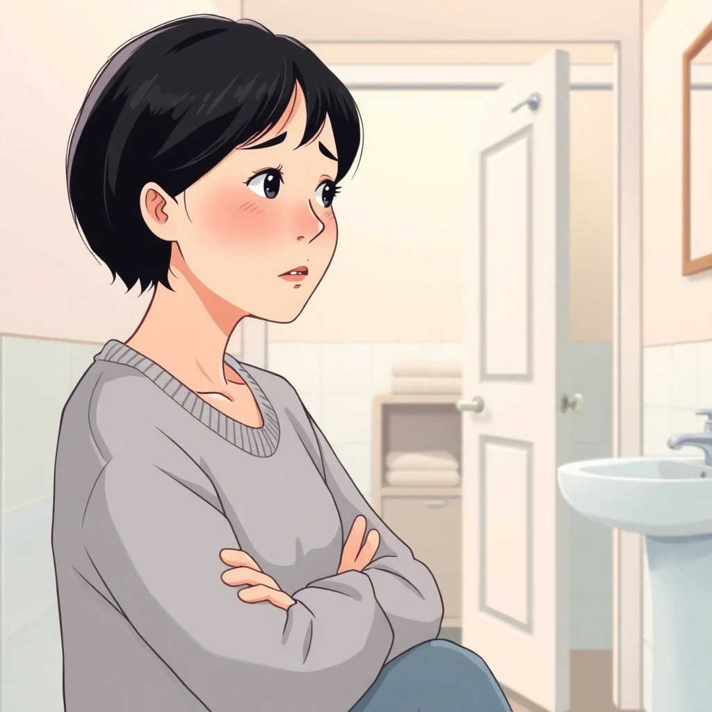 소변이 자주 마려워서 걱정인 50대 여성