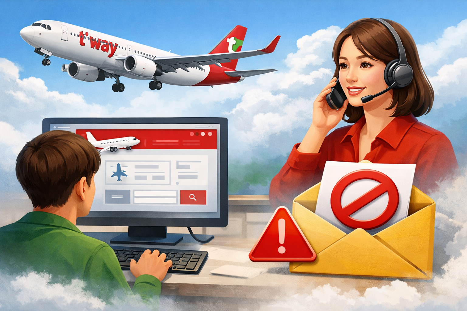 티웨이항공 예약번호 조회 방법과 미발송 확인하는 법 2026년 완벽 가이드 관련 사진