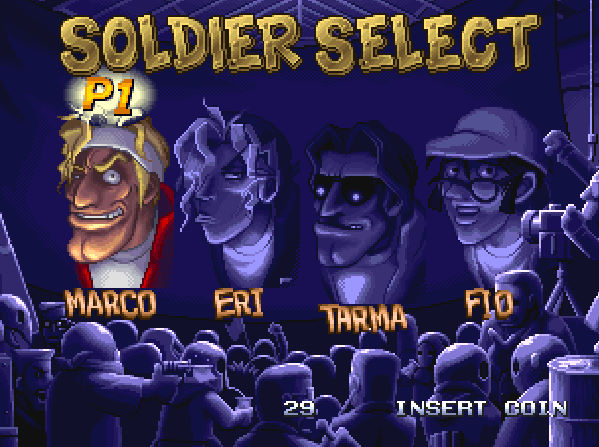 메탈슬러그5 플레이화면1