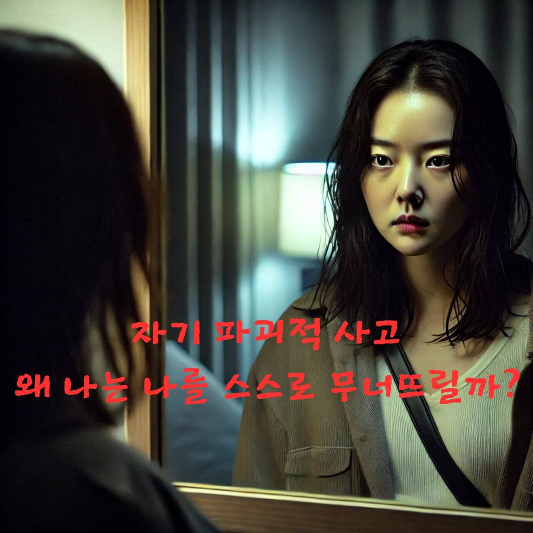 자기파괴심리, 감정회복법, 자기비난 멈추기, 자존감심리, 자기연민훈련, 감정루프 탈출, 자아회복, 감정언어 설계, 심리학 블로그, 정신건강 콘텐츠