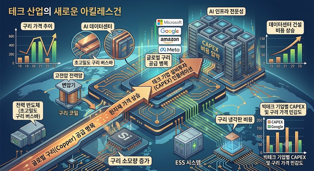 구리의 공급망 병목과 원자재 가격 상승으로 인한 CAPEX 인플레이션