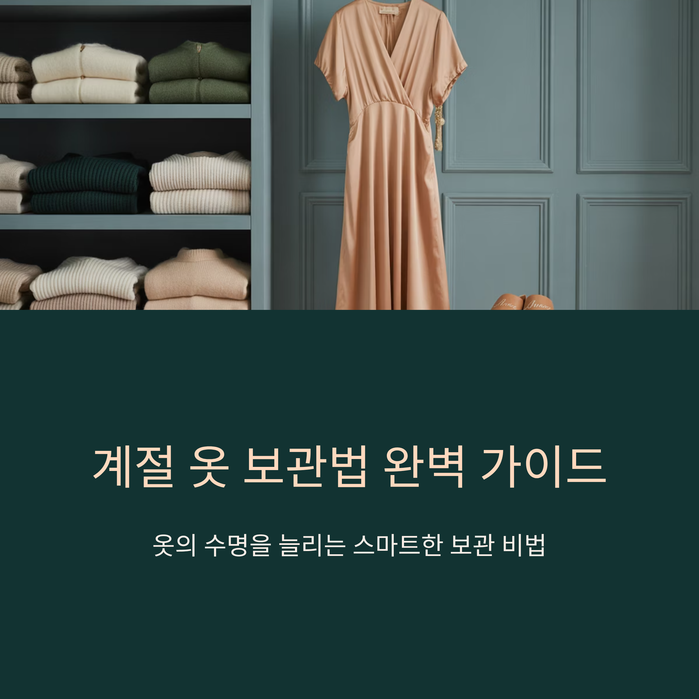 계절 옷 보관법 완벽 가이드