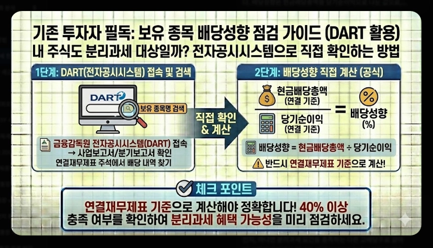 배당소득세 분리과세 [2026년 신설] 구간별 세율&middot;대상 기업 요건&middot;최대 30% 절세 전략