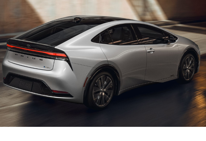 프리우스 뒤쪽 사진