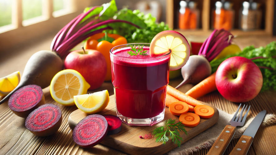 건강한 간 해독 주스 레시피 사진