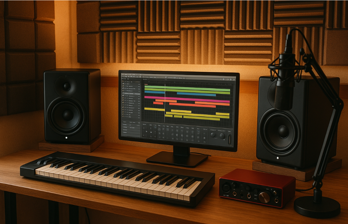 홈 레코딩 관련 사진