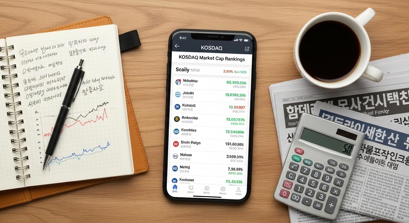 코스닥 시총순위보기