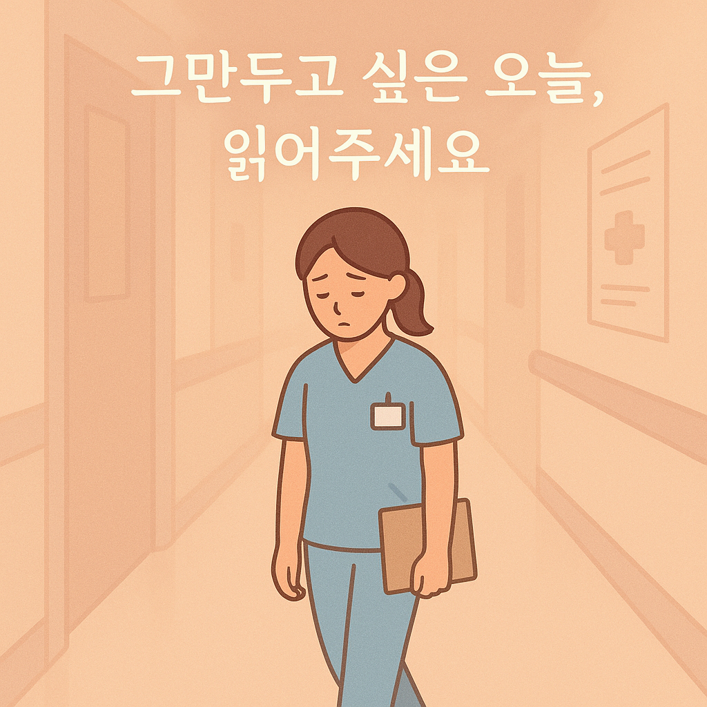 신규 간호사 탈간호 방지 &ndash; 실무 스트레스, 이렇게 극복하세요!