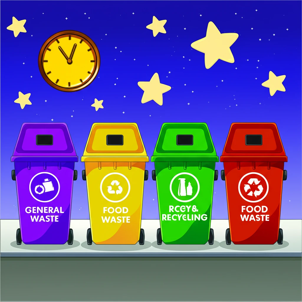 우암동 쓰레기 무단투기 근절! 요일·..