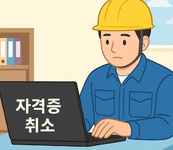 자격증 취소에 대해 온스톱 행정심판을 하는 산업기사