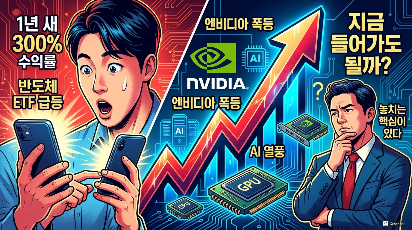 1년 새 300% 수익률, 반도체 ETF의 비밀: 지금 들어가도 될까?