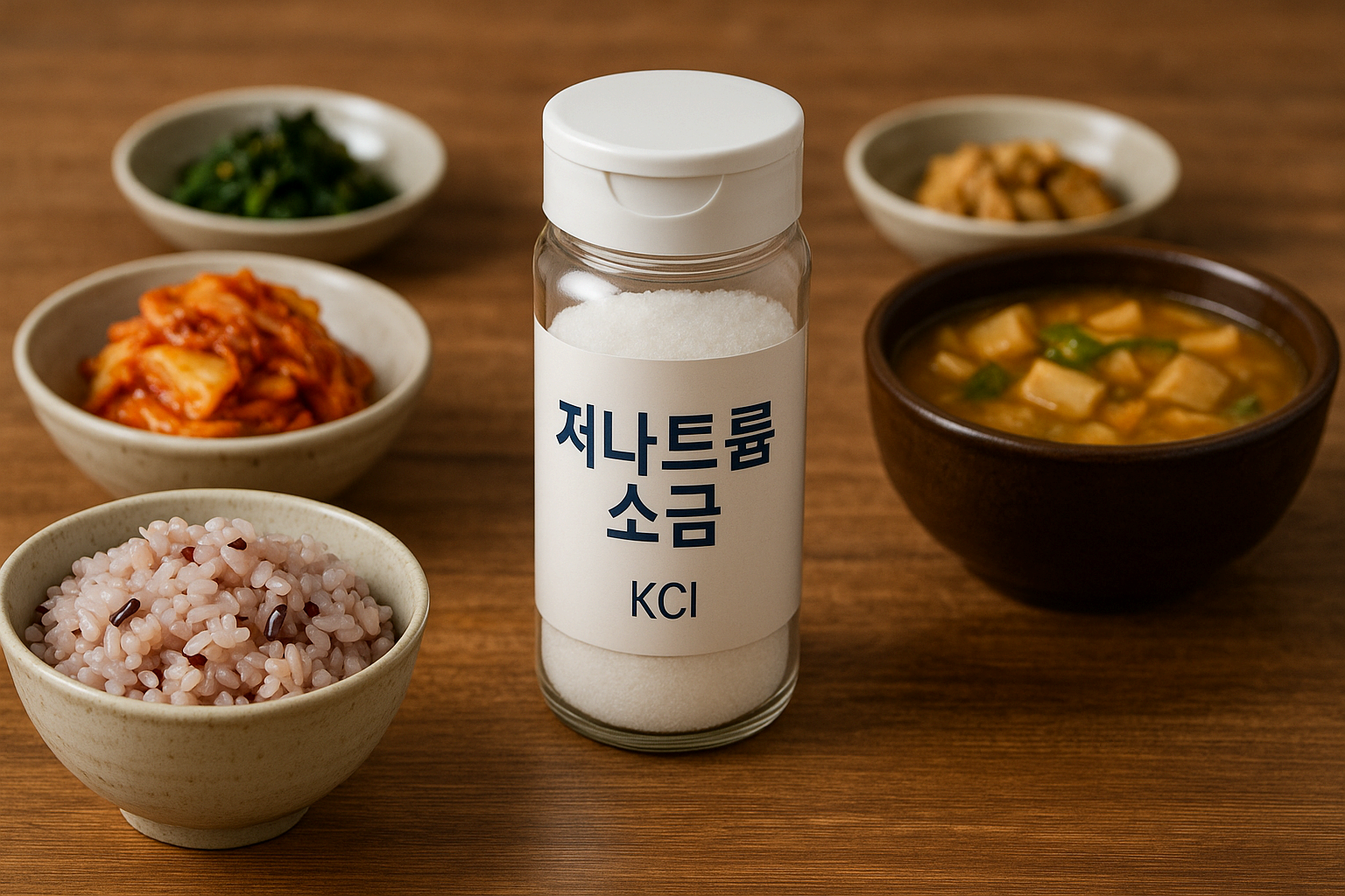 ‘칼륨 소금(저나트륨 소금)’ vs 일반 소금