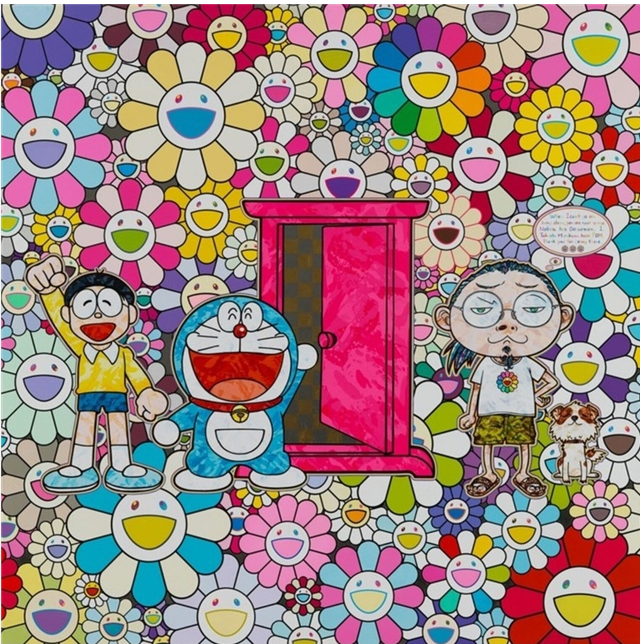 무라카미 다카시 작품 도라에몽과 나 2019