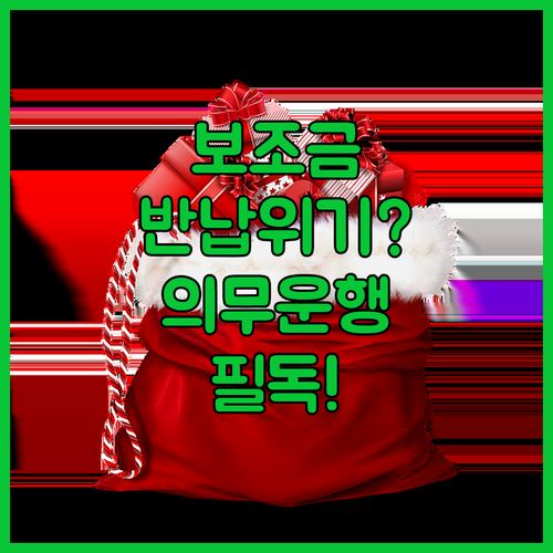 전기차 보조금 지급 자격 유지 및 의..