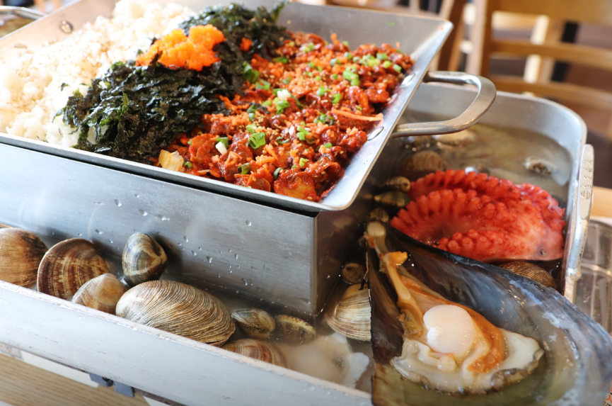 꽃지 해수욕장 맛집 "안면가" 음식 사진