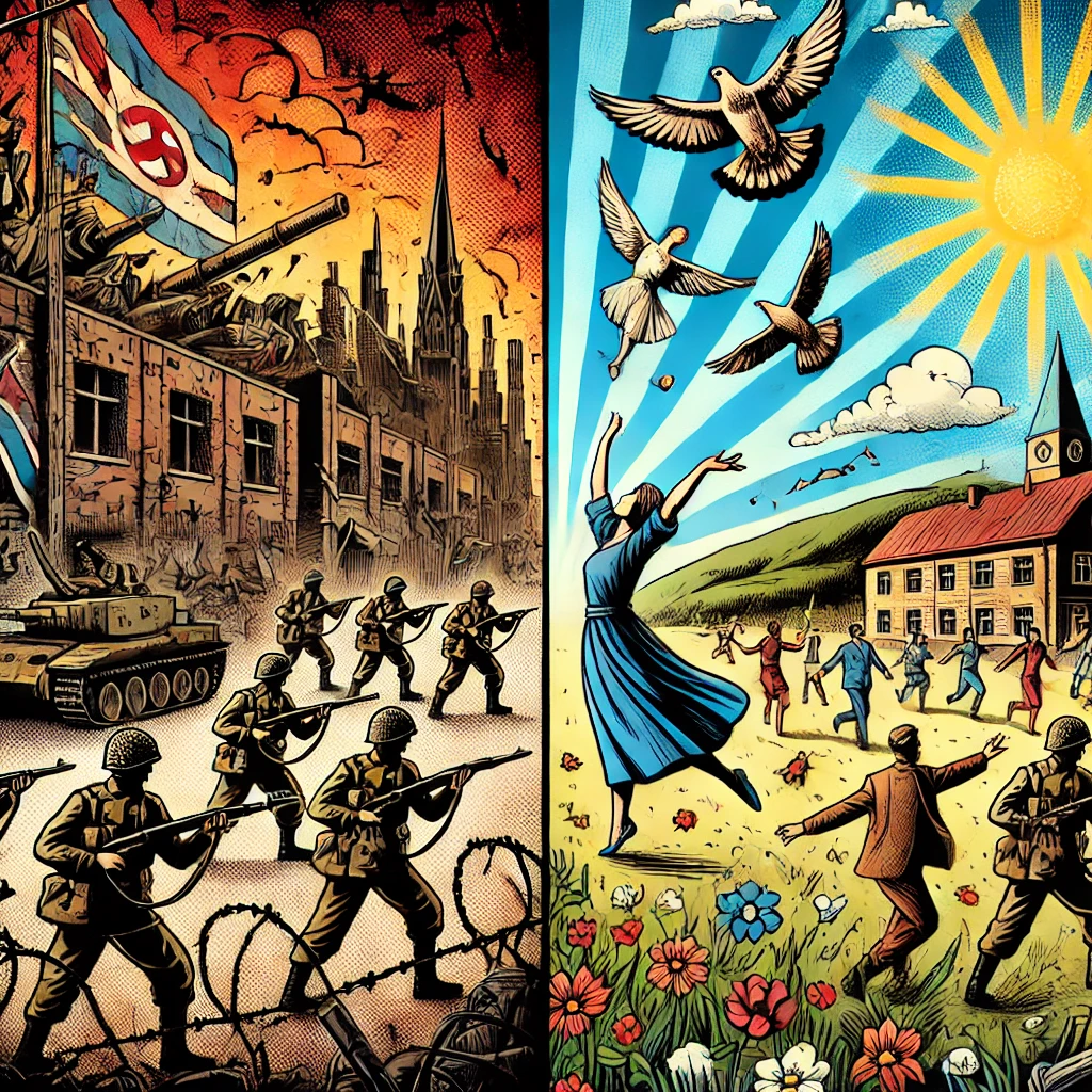 전쟁을 그린 유럽 화가 vs 평화를 그린 화가
