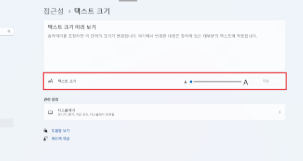 컴퓨터 화면 글자크기 조절 방법