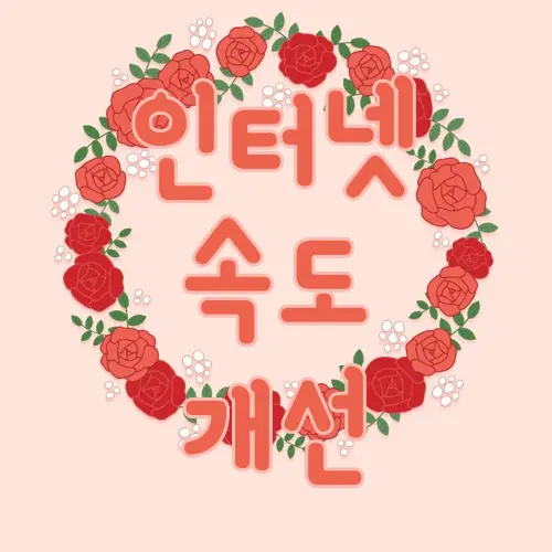 인터넷 속도 개선