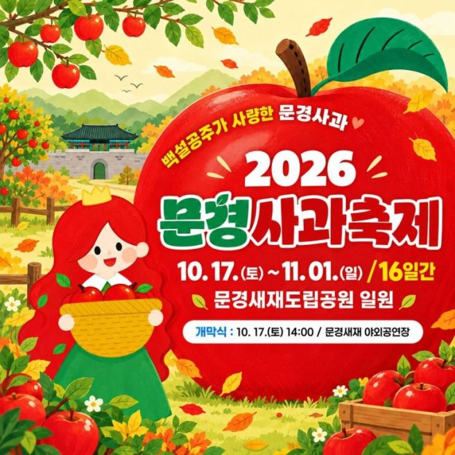 생방송투데이 문경사과축제 총정리｜2026 축제 일정&middot;장소&middot;주차&middot;감홍사과 가격&middot;사과따기 체험