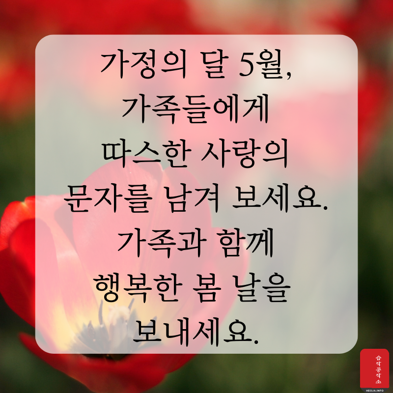 2025년 5월 인사말 문구 이미지 모음집