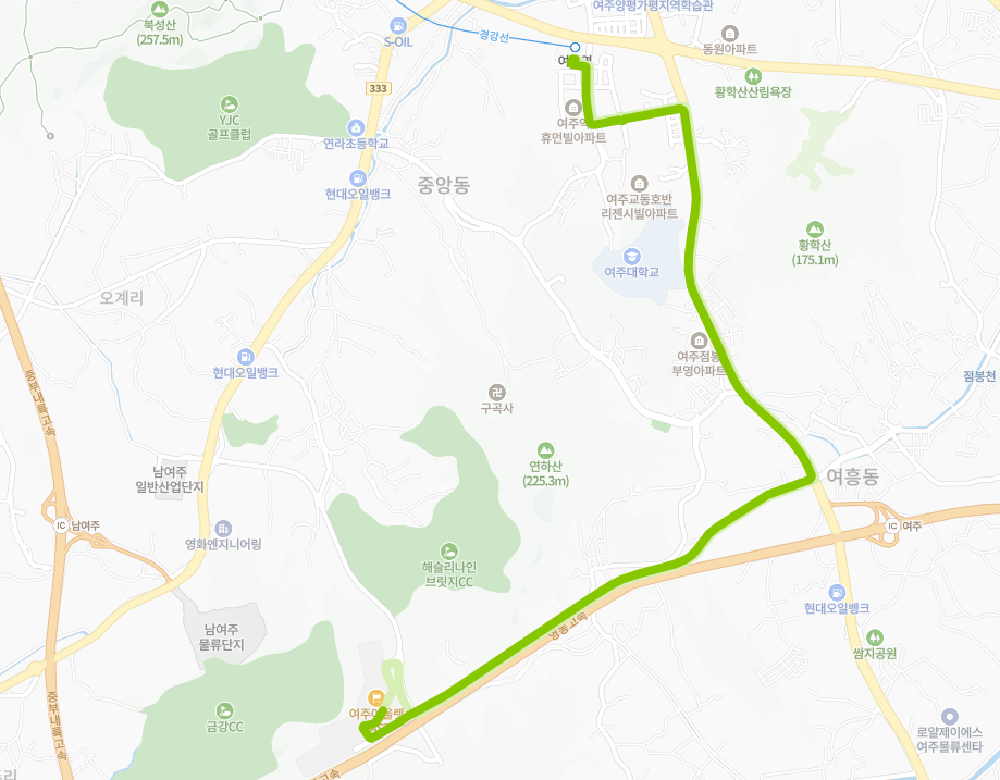 여주-902번-버스-노선-지도