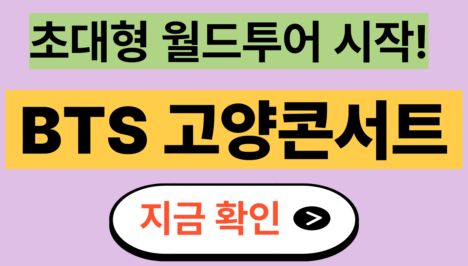 BTS 고양콘서트