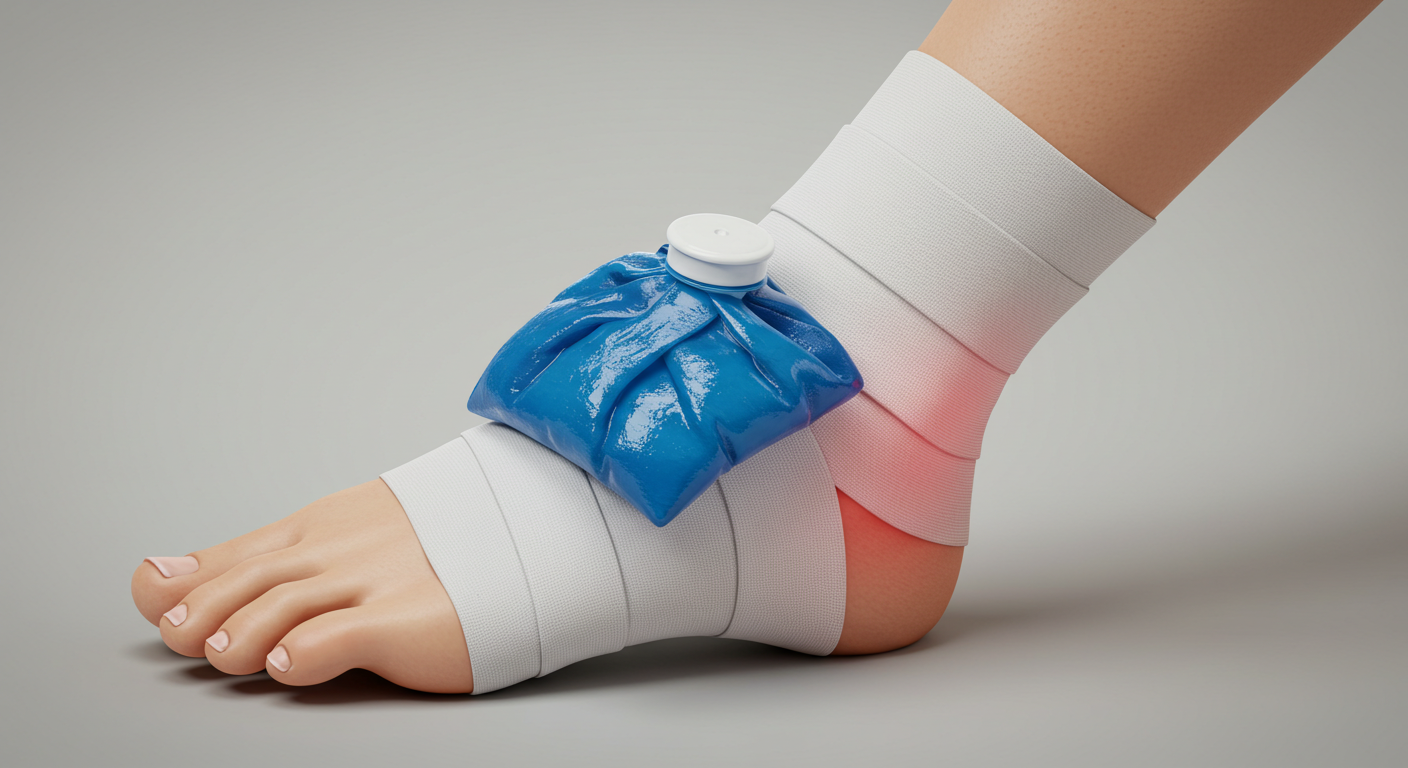 발목 염좌&amp;#44; 인대 늘어남&amp;#44; 발목 붓기