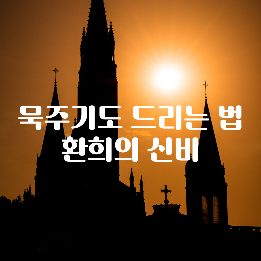 묵주기도 환희의 신비 하는 법