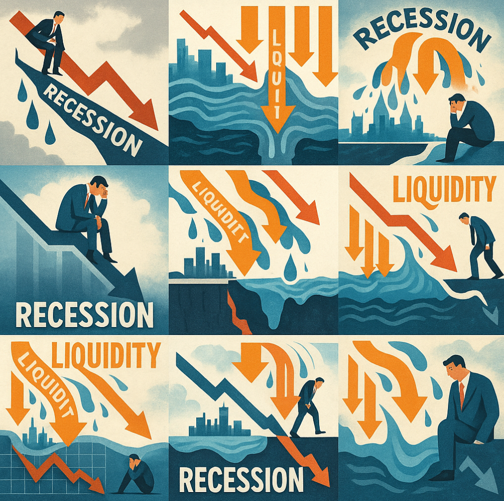 경기침체와 광의유동성 흐름