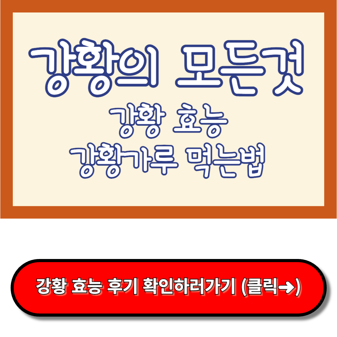 강황 효능, 강황가루 효능, 강황가루 먹는법