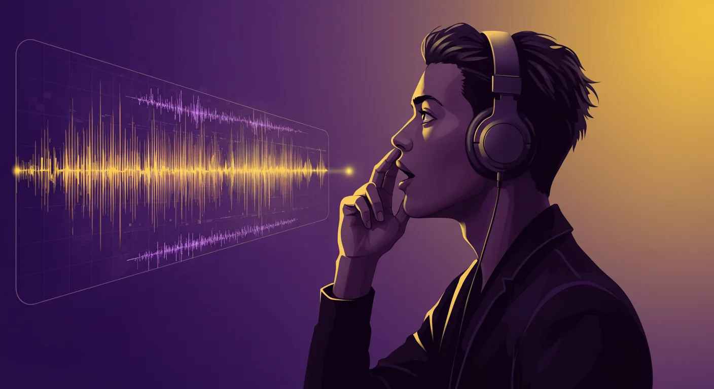 녹음된 내 목소리 듣는 사람