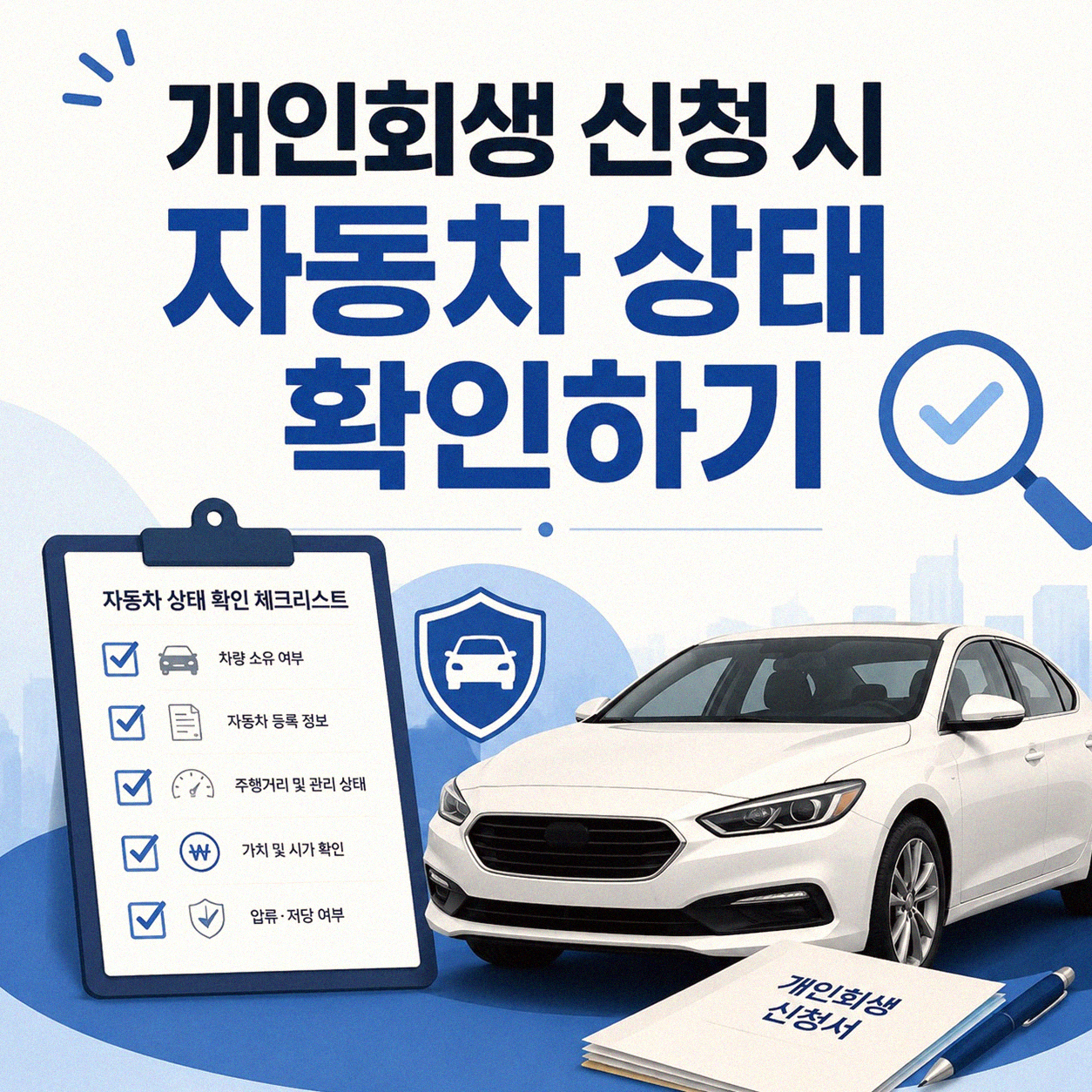 개인회생하면 차는 어떻게 되나요?