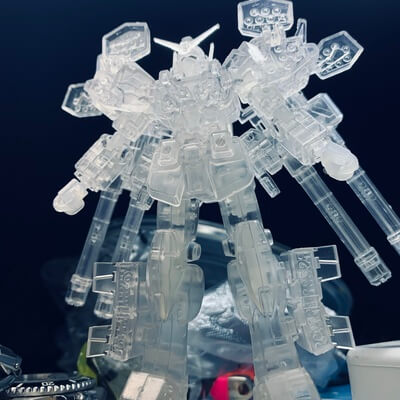 헤비암즈 클리어 모형 리뷰사진2