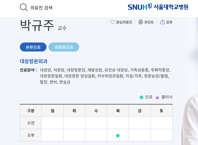박규주 서울대병원 교수