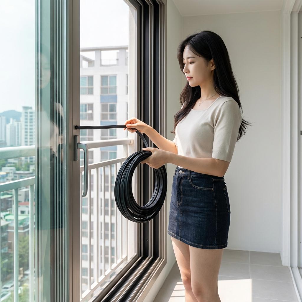 방충망 가스켓 규격 확인법