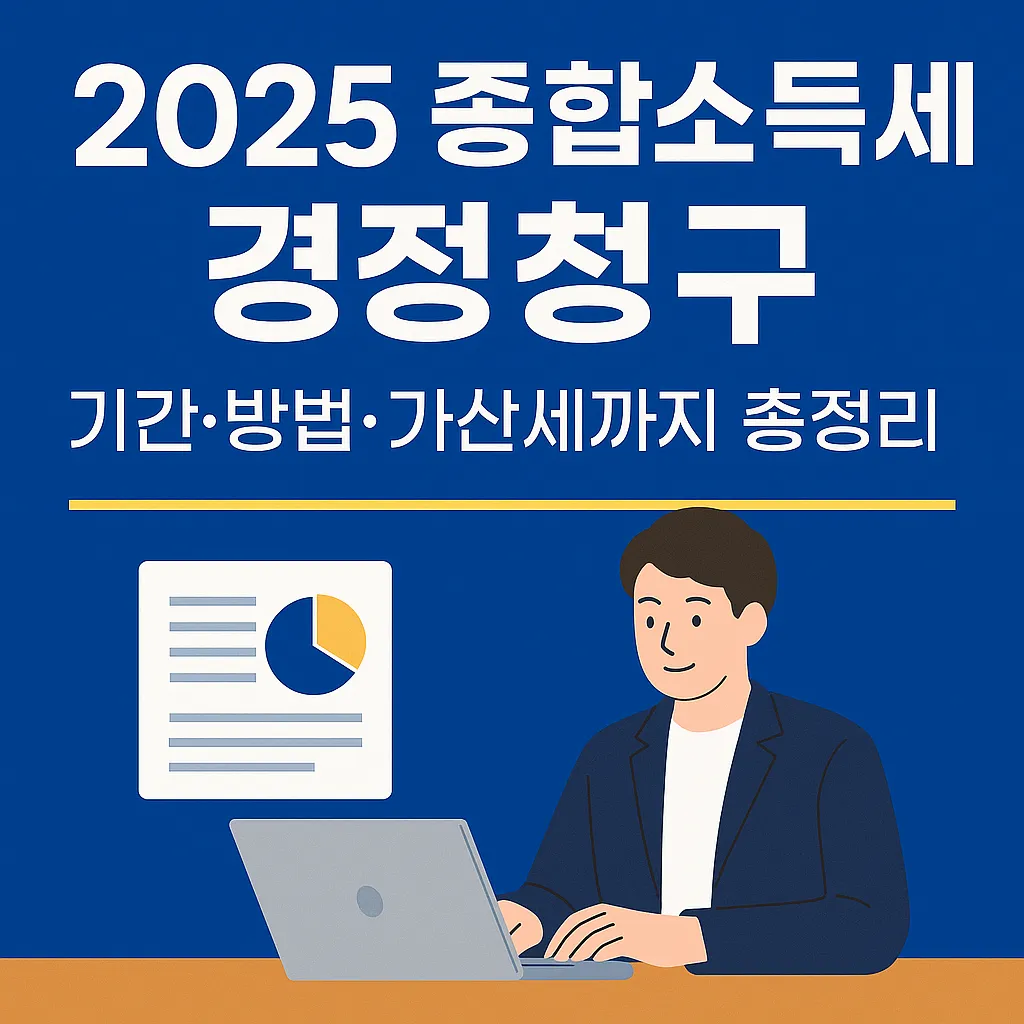 세금 환급 받고 싶다면? 2025 종합소득세 경정청구 절차 정리