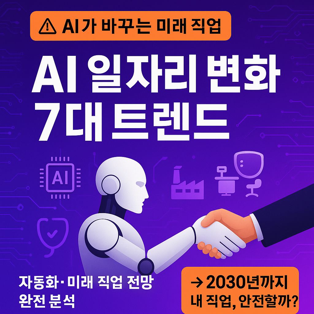 AI와 자동화 6가지 핵심, 한국 노동시장·새 일자리 예측